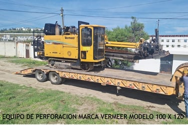 Equipo de perforaciòn marca Vermeer