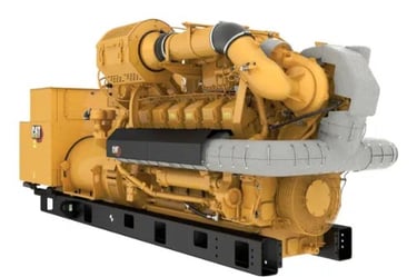 New Caterpillar G3512H, 1500 kW, 400v. 50 Hz.