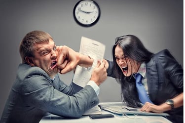 agressivité au travail violence débordement accident au travail