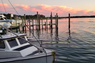 Lynnhaven Inlet with Boats, Virginia Beach