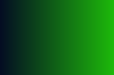 A smooth horizontal color gradient background transitioning from dark black to vibrant forest green.