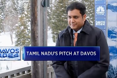 TRB Rajaa at WEF 2024, Davos, Switzerland