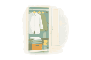 Armario que provoca olor a cerrado