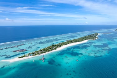 LUX South Ari Atoll Maldives island view