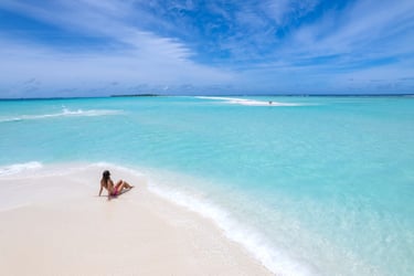 LUX South Ari Atoll Maldives sandbank