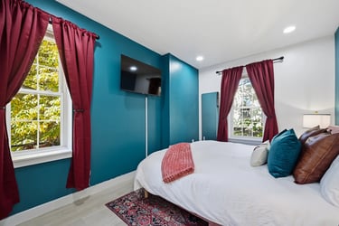 Bedroom in a South Philadelphia Airbnb