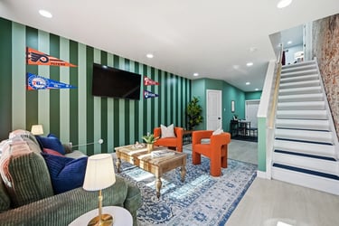 Airbnb living space in South Philadelphia