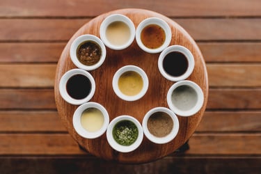 Variety of Dressing Sauce