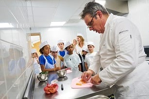 Mise en place avant le déjeuner