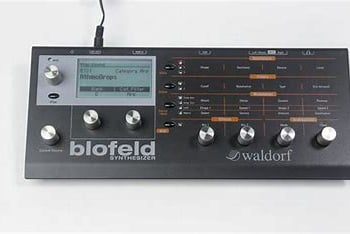 Waldorf Blofeld, virtual analogue synthesiser.
