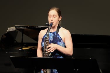 Hannah Wolkowitz at Senior Recital
