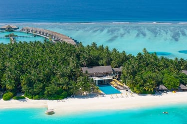 Niyama Maldives chill island arial