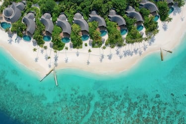 Milaidhoo Maldives drone view