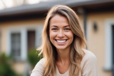 Bright living room with modern inventory
