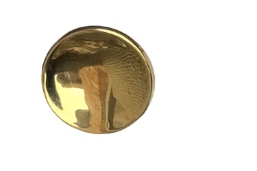 Golden Round Knob