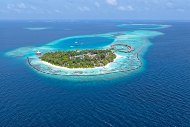 Baros Maldives island view