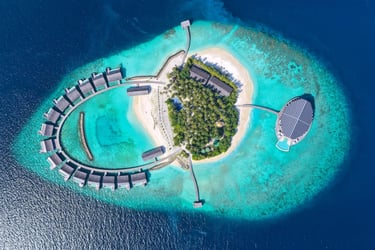kudadoo maldives arial island view
