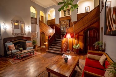 Giraffe Manor Kenya Historic Manor interior