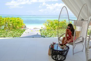 Ozen Life Maadhoo Maldives spa reception