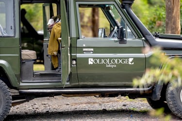 Solio Lodge Kenya safari car