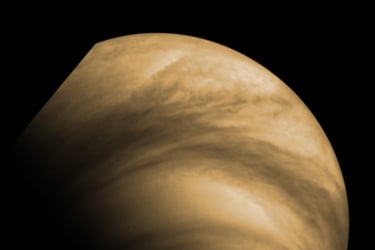View of planet Venus