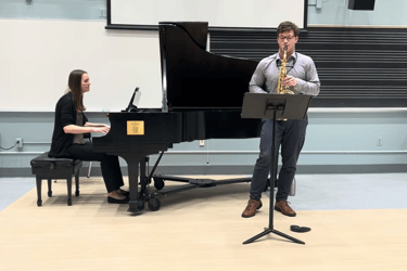 Noah Stoker at U.S. Navy Band Saxophone Symposium