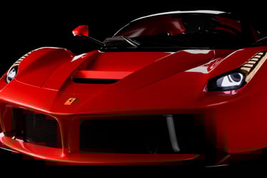 La Ferrari 3d model created for an ad