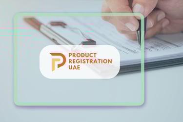 Product Registration UAE Logo with fill in the form background