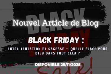 Black Friday, article chrétien