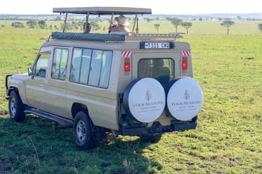 Four Seasons Serengeti Tanzania game safari car
