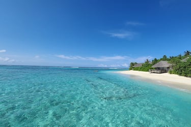 Six Senses Laamu Maldives beach