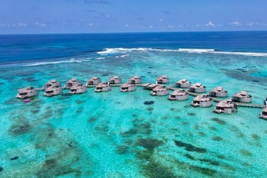 Six Senses Laamu Maldives overwater villas