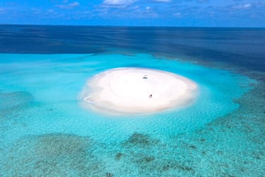 Six Senses Laamu Maldives sandbank