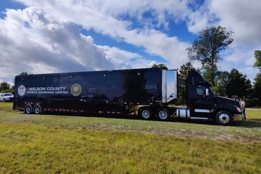 Communications Trailer at the Nashville Speedway