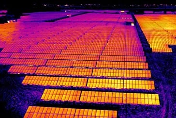 inspeções com drone paineis solares