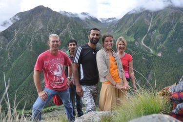 on the slopes of Kinnaur Kailash, Sangla Valley, Himachl Pradesh, India