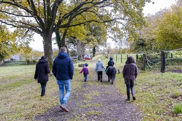 Promenade sensorielle dans l'association
