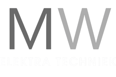 Logo van M.W. Elektra Techniek, specialist in elektrotechnische installaties en verlichting.