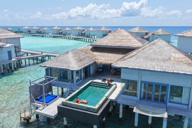 raffles maldives overwater villa
