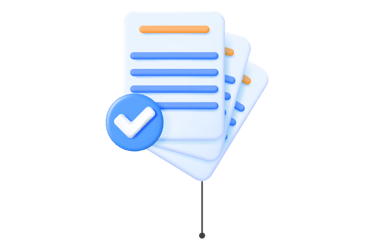 documents with a check