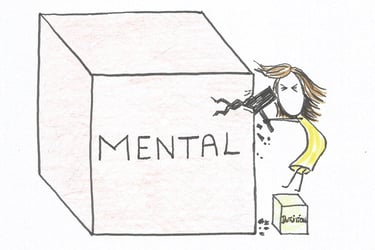 Etat de déséquilibre entre mental et intuition