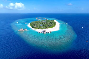 Anantara Kihavah Maldives island view