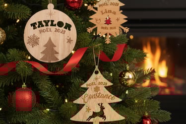 a christmas tree with a christmas tree and presents