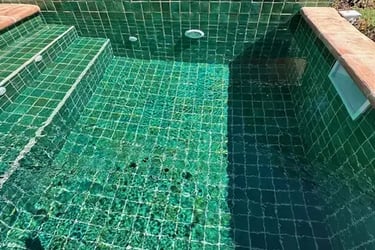 Zelliges emailles verts