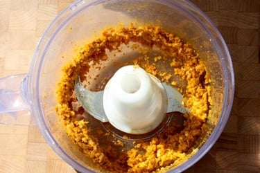 marinade for street cart cumin chicken in a blender