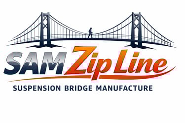 Suspension Bridge Manufacture SAM ZIPLIN