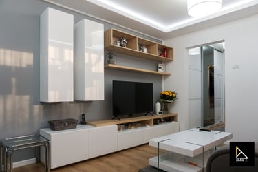 Design interior minimalist - apartament cu trei camere