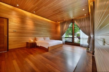 A premium chalet at Spring Garden Resort