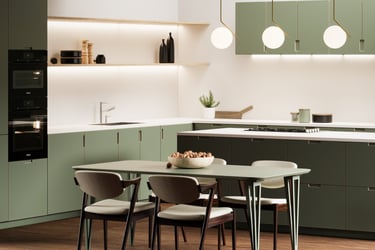 kitchen 3d rendering by zubair kitchens