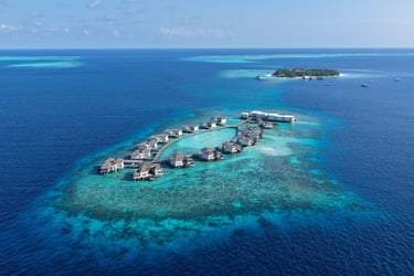 raffles maldives island view